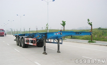 南明LSY9396TJZ型集装箱运输半挂车(40英尺)