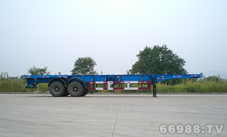 南明LSY9350TJZ型集装箱运输半挂车(40英尺)