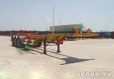 华驰泰骋 16.4米 32吨 3轴 集装箱运输半挂车 LHT9390TJZG