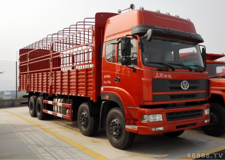 8×4御龙昊龙7.2米7.6米8.0米货厢—STQ5311CCYB4仓栅式运输车