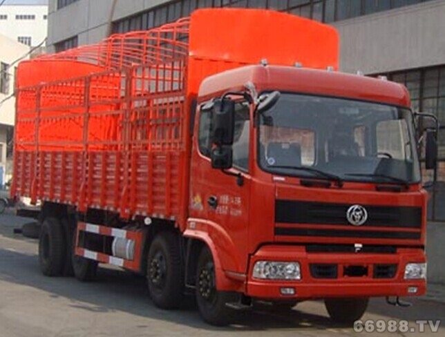 8×2 昊龙 9.6米货厢—STQ5317CCYA4型仓栅式运输车